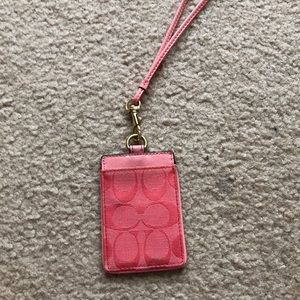 Coach ID lanyard Case!